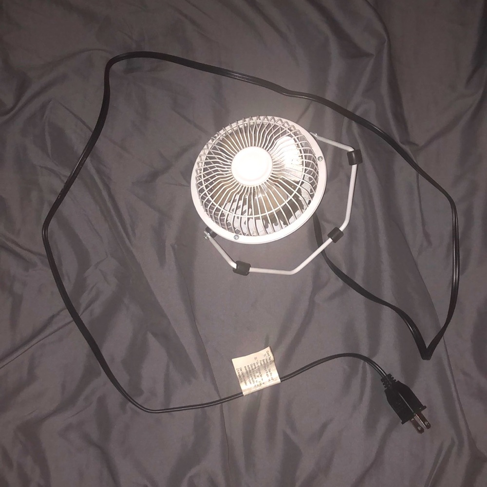 A little plug in fan.